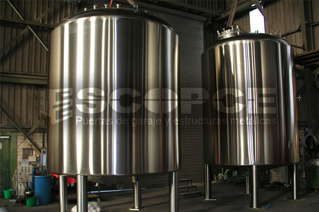 Tanque de acero Inoxidable Escopce